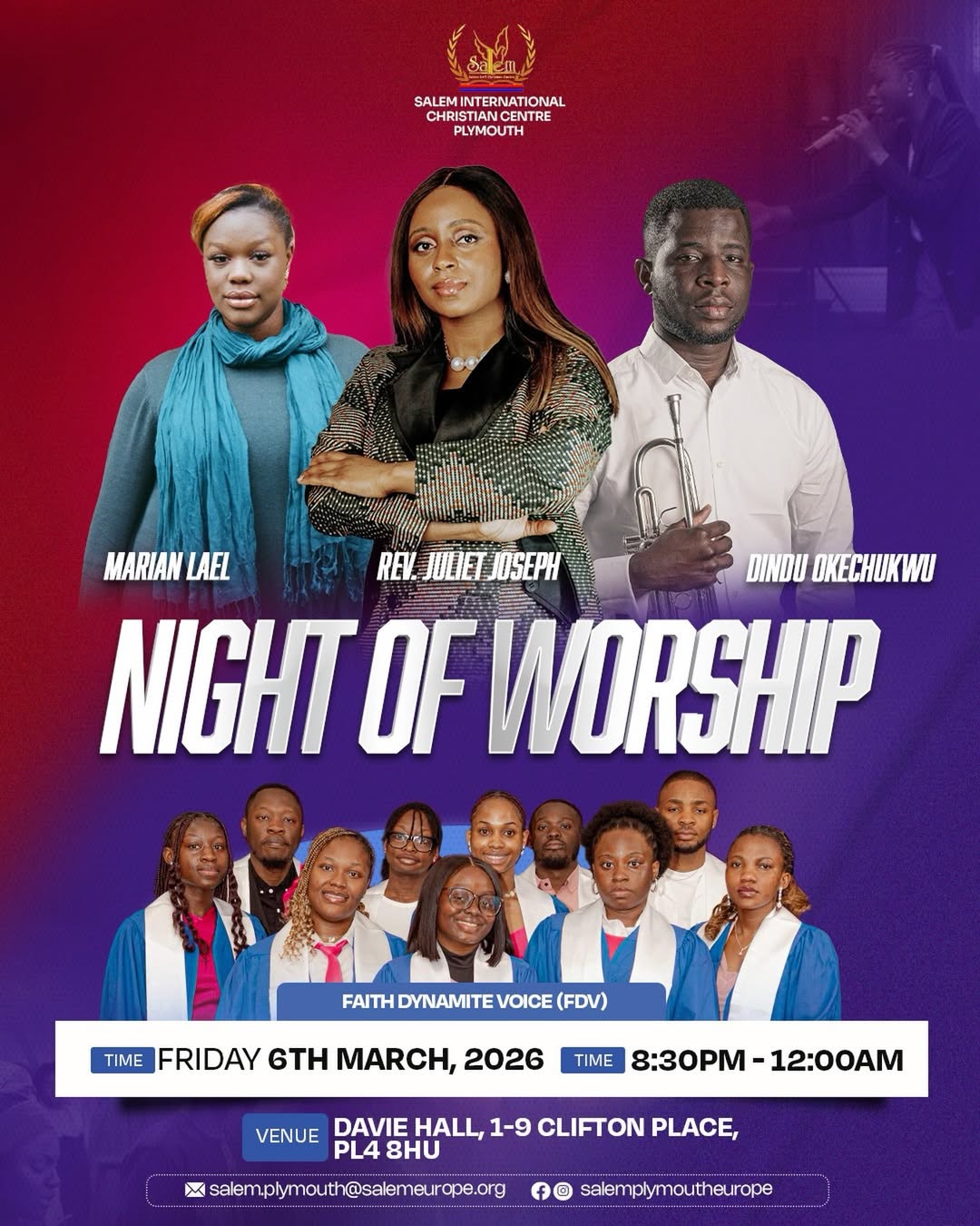 Night of Worship Flier