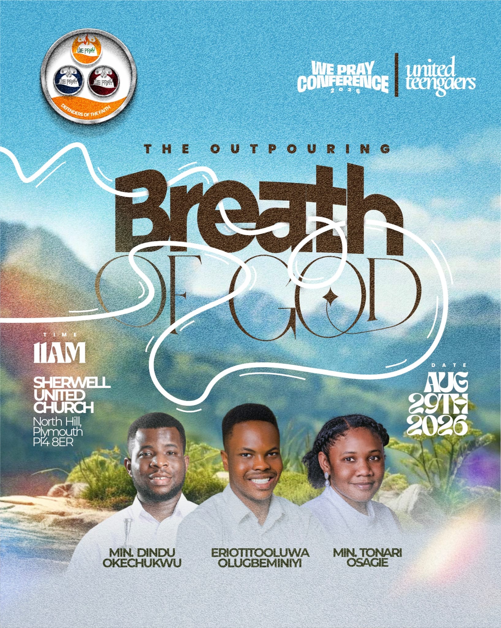 We Pray Conference Flier